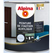 Peinture finition acrylique satin 0,5L bleu givré